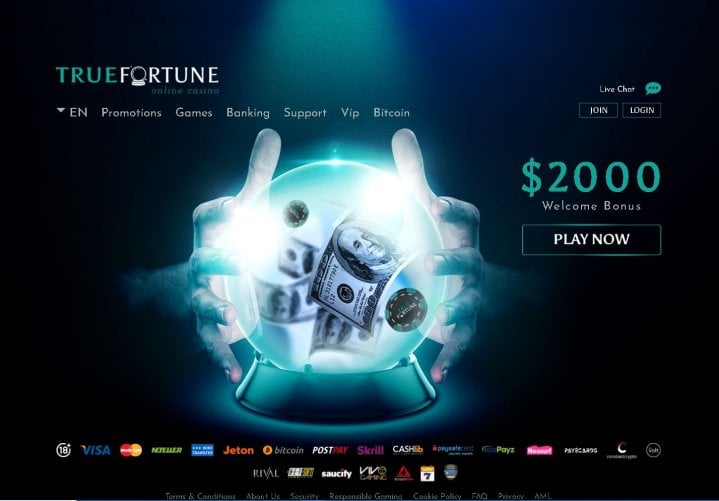 True Fortune Casino Review Bonuses, Promotions, Games